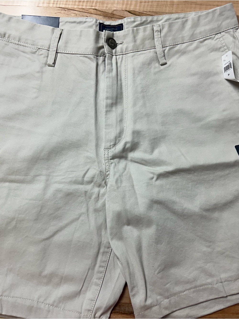 Gap Men's Casual Cotton Chino Shorts in Light Beige